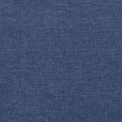 Giroletto con Testiera senza Materasso Blu 140x190 cm Tessuto