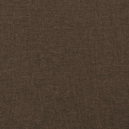Giroletto senza Materasso Marrone Scuro 160x200 cm Tessuto