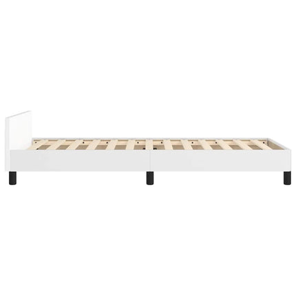Giroletto con Testiera senza Materasso Bianco 80x200 cm