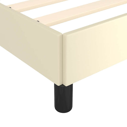 Giroletto con Testiera senza Materasso Crema 80x200 cm