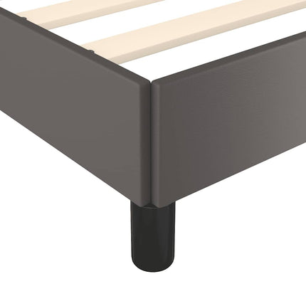 Giroletto con Testiera senza Materasso Grigio 90x190 cm