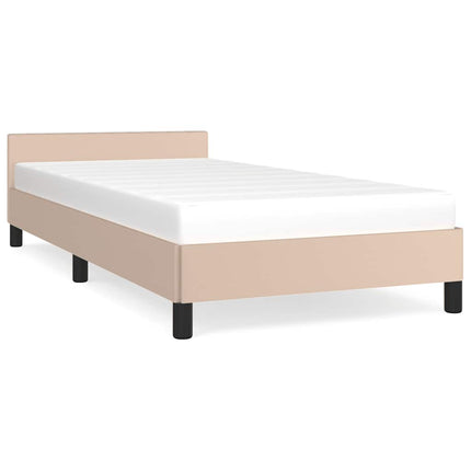 Giroletto con Testiera senza Materasso Cappuccino 90x200 cm