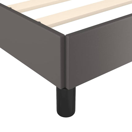 Giroletto con Testiera senza Materasso Grigio 200x200 cm