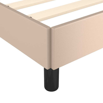 Giroletto con Testiera senza Materasso Cappuccino 200x200 cm