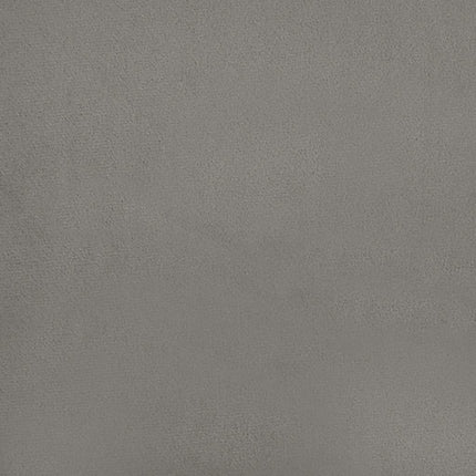Giroletto senza Materasso Grigio Chiaro 90x200 cm Velluto