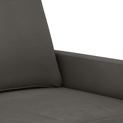 Poltrona Grigio Scuro 60 cm Velluto
