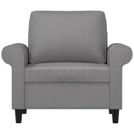 Poltrona Grigio Chiaro 60 cm in Tessuto
