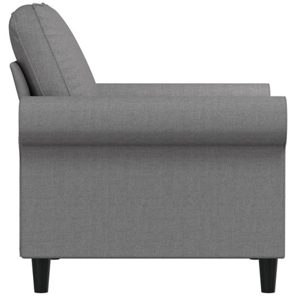 Poltrona Grigio Chiaro 60 cm in Tessuto