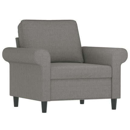 Poltrona Grigio Scuro 60 cm in Tessuto