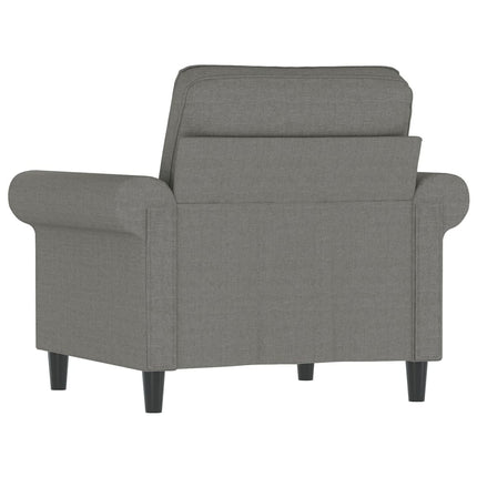 Poltrona Grigio Scuro 60 cm in Tessuto