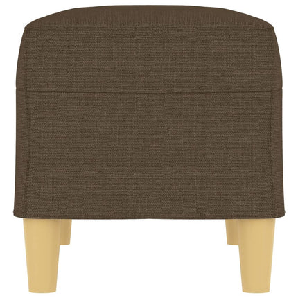Panca Marrone 70x35x41 cm in Tessuto