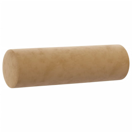 Cuscini Decorativi 2 pz Marrone Ã˜15x50 cm in Velluto