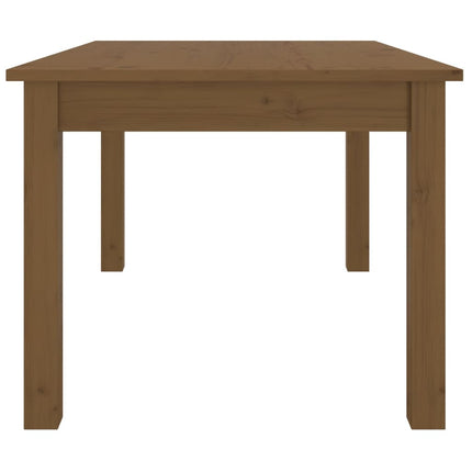 Tavolino da Salotto ambra 80x50x40 cm Legno Massello di Pino