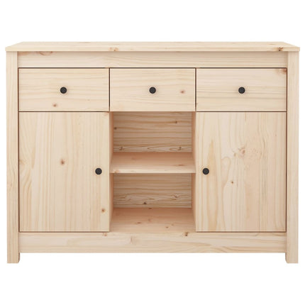 Credenza 100x35x74,5 cm in Legno Massello di Pino