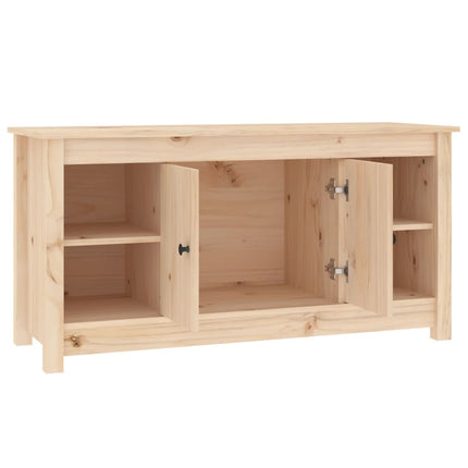 Mobile Porta TV 103x36,5x52 cm in Legno Massello di Pino
