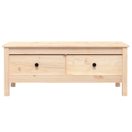 Tavolino da Salotto 100x50x40 cm Legno Massello di Pino