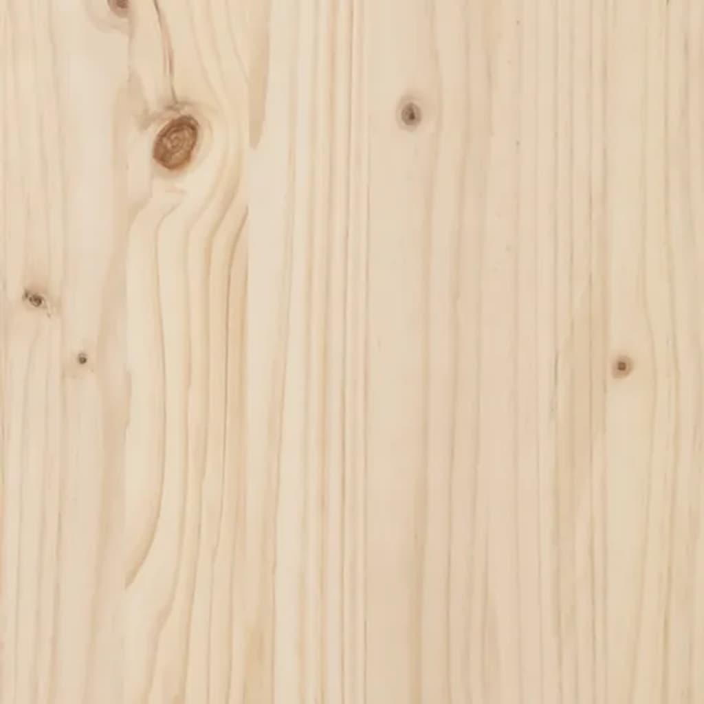 Tavolo Consolle 75x35x75 cm in Legno Massello di Pino