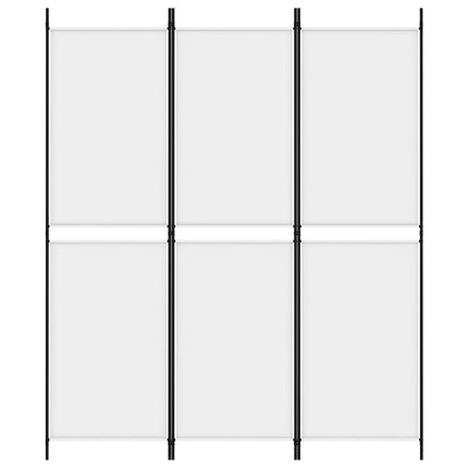 Divisorio a 3 Pannelli bianco 150x180 cm in Tessuto