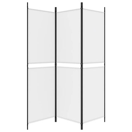 Divisorio a 3 Pannelli bianco 150x180 cm in Tessuto