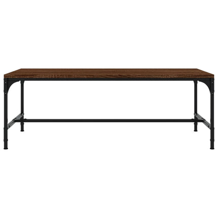 Tavolino Salotto Rovere Marrone 80x50x35 cm Legno Multistrato