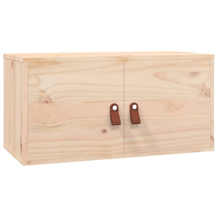 Pensili Grigi 2 pz 60x30x30 cm in Legno Massello di Pino