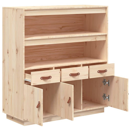 Credenza 100x40x108,5 cm in Legno Massello di Pino