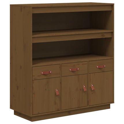 Credenza ambra 100x40x108,5 cm in Legno Massello di Pino