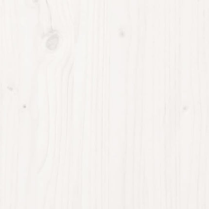 Supporto Piante Bianco 104,5x25x109,5 cm Legno Massello di Pino