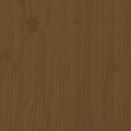 Fioriera Marrone Ambra 40x40x81 cm in Legno Massello di Pino