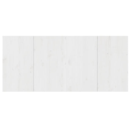 Tavolo da Bar Bianco 180x80x110 cm in Legno Massello di Pino