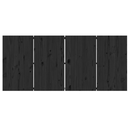 Tavolo da Bar Nero 180x80x110 cm in Legno Massello di Pino