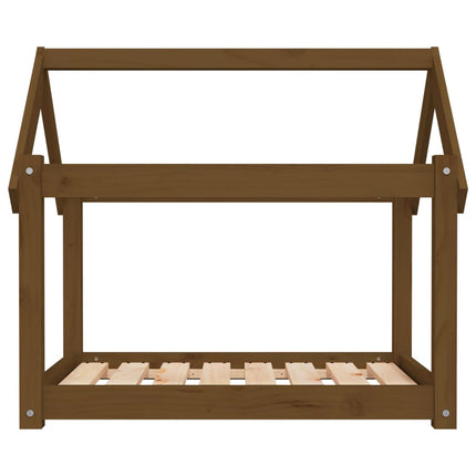 Cuccia per Cani Ambra 81x60x70 cm in Legno Massello di Pino