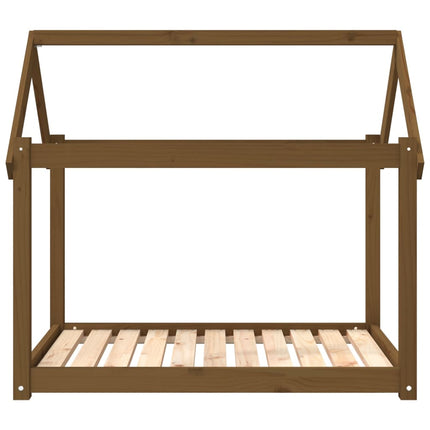 Cuccia per Cani Ambra 101x70x90 cm in Legno Massello di Pino