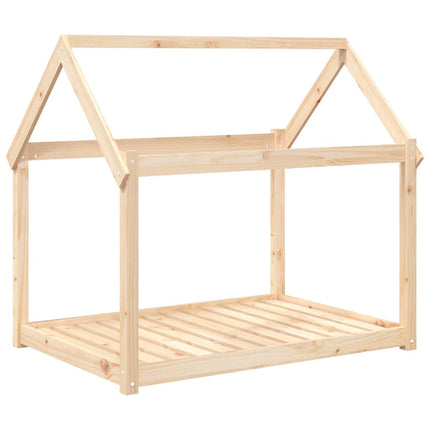 Cuccia per Cani 111x80x100 cm in Legno Massello di Pino