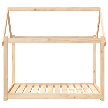 Cuccia per Cani 111x80x100 cm in Legno Massello di Pino