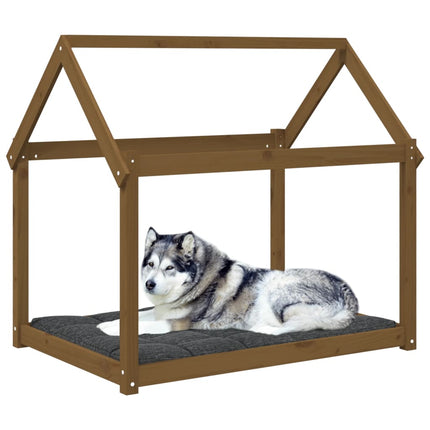 Cuccia per Cani Ambra 111x80x100 cm in Legno Massello di Pino