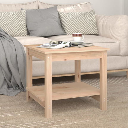 Tavolino da Salotto 50x50x45 cm Legno Massello di Pino