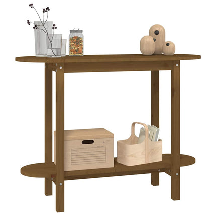 Tavolo Consolle Ambra 110x40x80 cm in Legno Massello di Pino