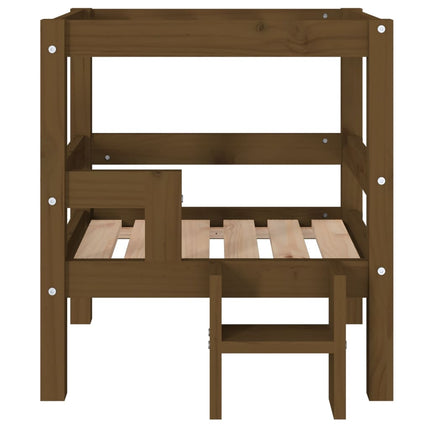 Cuccia per Cani Ambra 55,5x53,5x60 cm in Legno Massello di Pino