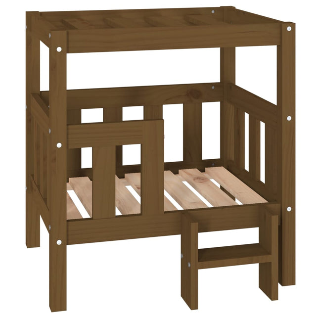 Cuccia per Cani Ambra 65,5x43x70 cm in Legno Massello di Pino