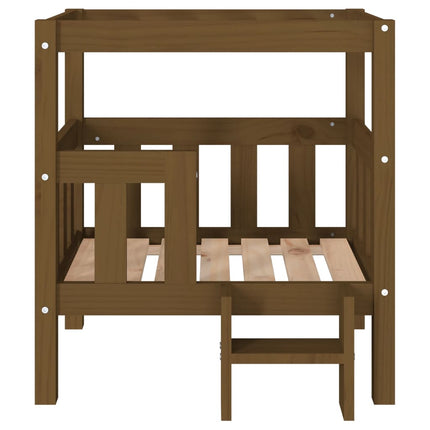 Cuccia per Cani Ambra 65,5x43x70 cm in Legno Massello di Pino