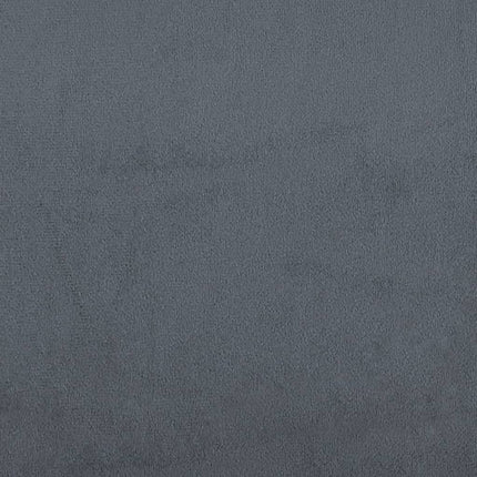 Sedie da Pranzo 2 pz Grigio Scuro 62x59,5x100,5 cm Velluto