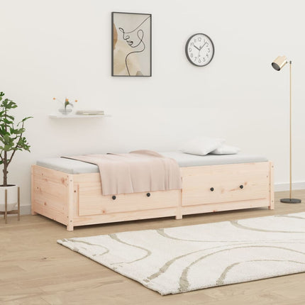 Dormeuse senza Materasso 80x200 cm in Legno Massello di Pino