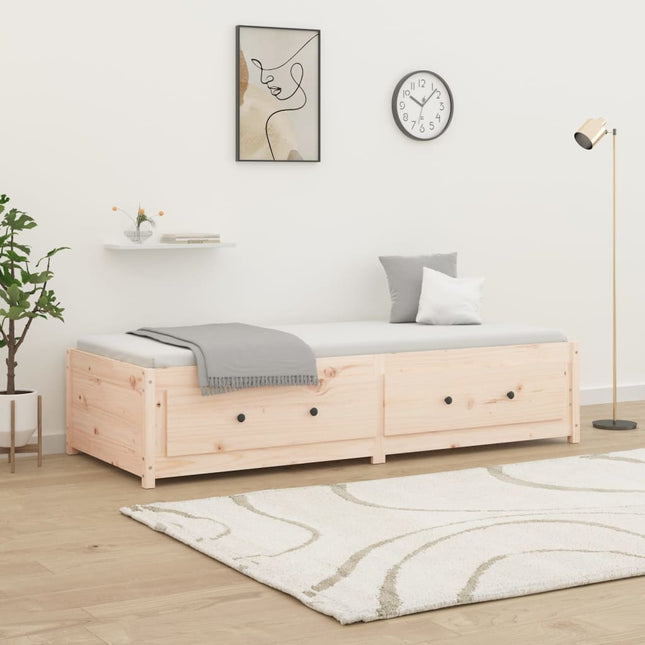 Dormeuse senza Materasso 90x200 cm in Legno Massello di Pino