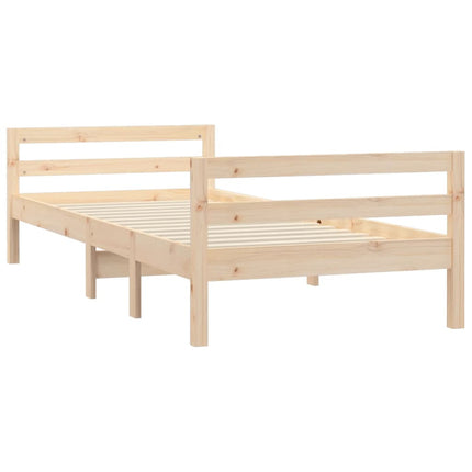 Giroletto senza Materasso 80x200 cm in Legno Massello Pino