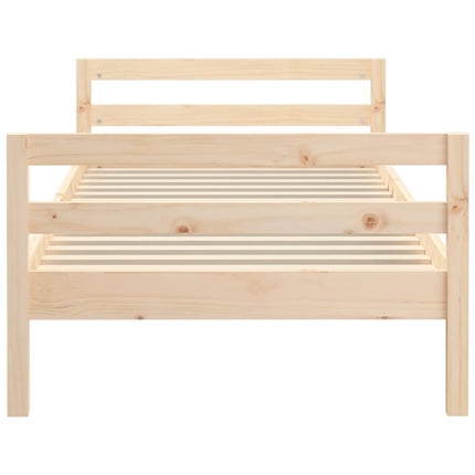 Giroletto senza Materasso 80x200 cm in Legno Massello Pino
