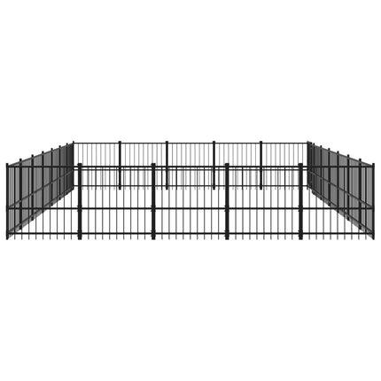 Gabbia per Cani da Esterno in Acciaio 32,93 mÃ‚Â²