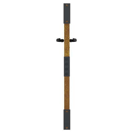 Cancello da Giardino 85x100 cm in Acciaio Corten Design BambÃ¹