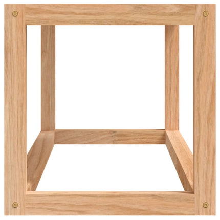 Portasciugamani 60x20x20 cm in Legno Massello di Noce