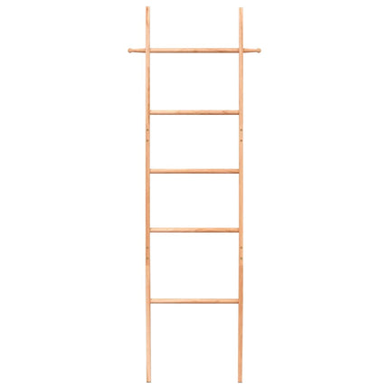 Scala Porta Asciugamani 170 cm in Legno Massello di Noce